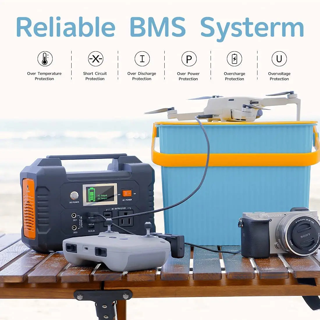 CalmSupply portable power station for reliable backup power